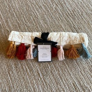 NWT Threshold Tassel Table Runner